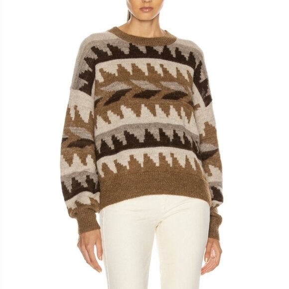 ISABEL MARANT ÉTOILE Gatsy Jacquard Sweater - Picture 1 of 9